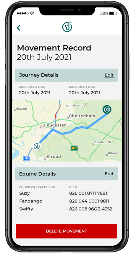 Equine Smartcard Movements