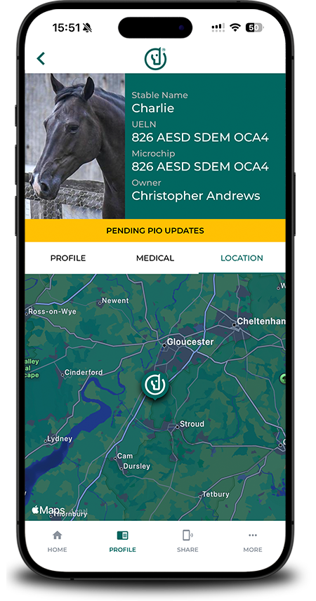 Digital Stable Horse Location