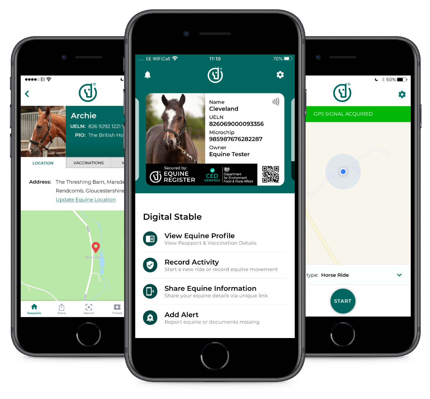 Digital Equine Smart Cards iPhone App